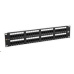 Solarix Patch panel 48 x RJ45 CAT5E UTP 150 MHz černý 2U SX48-5E-UTP-BK