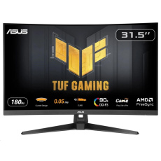 ASUS LCD TUF Gaming VG32WQ3B, 31.5" 2560x1440, 180Hz, 1ms, 350nits, Curved, FF, Repro, DP, HDMI, Audio, Vesa, Black