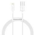 Baseus Superior Series rychlonabíjecí kabel USB/Lightning 2.4A 1m bílá