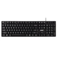 ACER drátová klávesnice AKW100,USB 2.0,5 mil. úhozů,voděodolná,Black