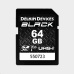 Delkin SDXC BLACK Rugged UHS-I R90/W90 (V30) 64GB