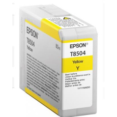 BAZAR - EPSON ink bar ULTRACHROME HD "Kosatka" - Yellow - T850400 (80 ml) - Poškozený obal (Komplet)