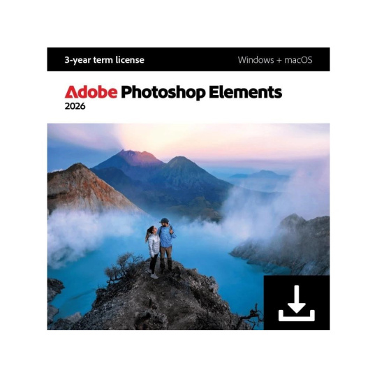 Photoshop Elements 2026 MP ML (+CZ) Commercial 1 User, 36 Months Term License