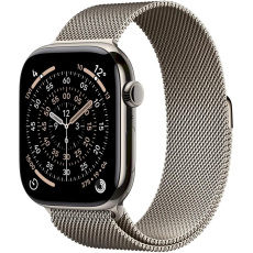 Apple Watch Series 11 GPS + Cellular 46mm Natural Titanium Case with Natural Milanese Loop - S/M Apple Watch Series 11 GPS + Cellular 46mm Natural Titanium Case with Natural Milanese Loop - S/M