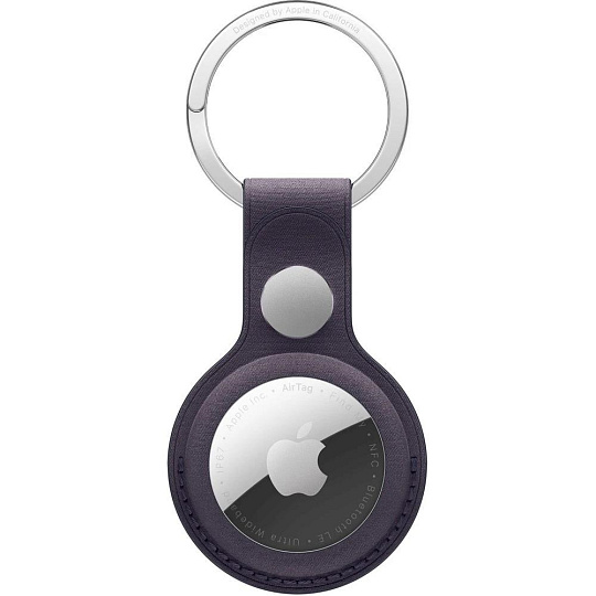 Apple AirTag FineWoven Key Ring - Midnight Purple