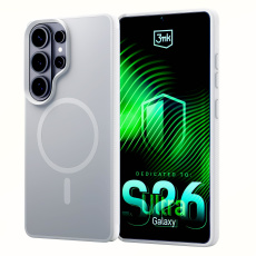 3mk ochranný kryt Smoke MagCase White pro Samsung Galaxy S26 Ultra 3mk ochranný kryt Smoke MagCase White pro Samsung Galaxy S26 Ultra