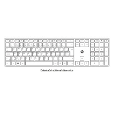 HP 650 Wireless Keyboard & Mouse Black Cz / Sk combo - bezdrátová klávesnice a myš