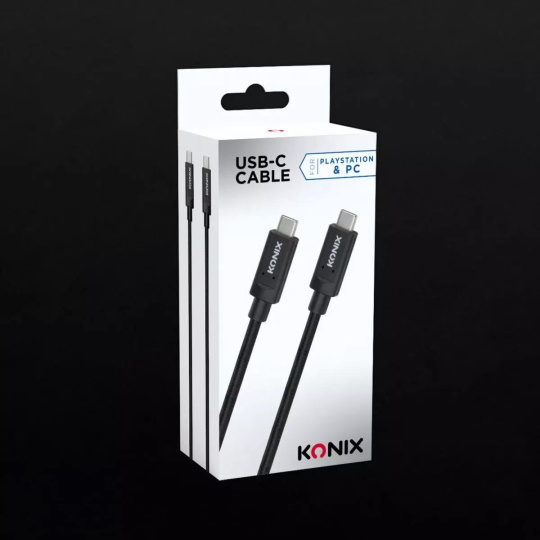 Konix Playstation Type C to Type C Cable 3M