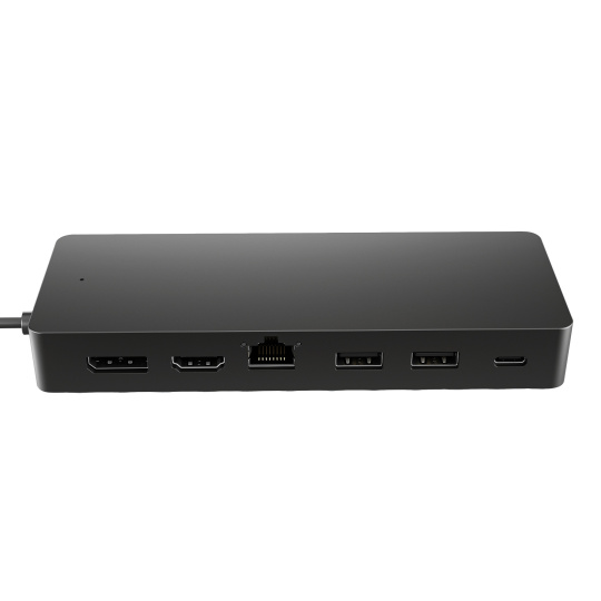 HP dock -  Universal USB-C Multiport Hub (2x USB-A 3.2, 1xUSB-C, 1xHDMI 2.0, 1xDP 1.2, USB-C 65W, RJ45, bez zdroje