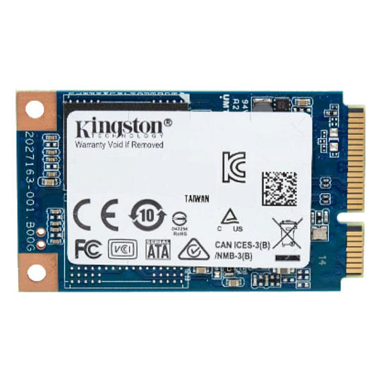 Kingston SSD Industrial 256GB SATA mSATA (R:550, W:480MB/s)