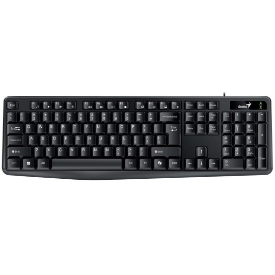 BAZAR - GENIUS klávesnice KB-117, Drátová, Copilot, USB, černá, CZ+SK layout - Poškozený obal (Komplet)