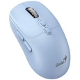 GENIUS myš NX-8080S BT/ duální Bluetooth + 2,4GHz/ 1600 dpi/ Copilot/ bezdrátová/ tichá/ modrá