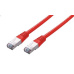 C-TECH kabel patchcord Cat5e, FTP, červený, 0,5m