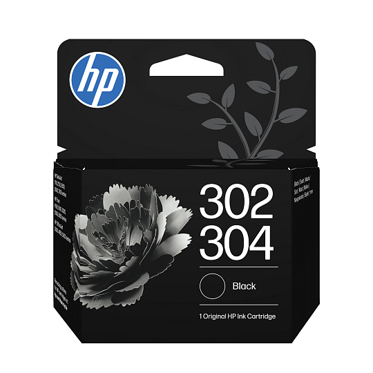 HP 302/304 Black Original Ink Cartridge (120 pages)