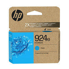 HP 924e EvoMore Cyan Original Ink Cartridge (800 pages)