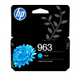 HP 963 Cyan Original Ink Cartridge (700 pages)
