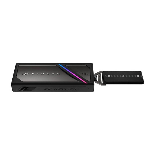 ASUS Externí box pro SSD M.2 ROG STRIX AIOLOS, USB 3.2 Gen 2x2, ARGB, černá ASUS Externí box pro SSD M.2 ROG STRIX AIOLOS, USB 3.2 Gen 2x2, ARGB, černá