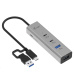 i-tec Universal Charging Metal HUB 2x USB-C + 2x USB-A Port, PD 85W