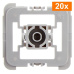 Homematic IP  Adaptér Gira 55, set 20ks - EQ3-ADA-G55-20