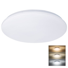 BAZAR - Solight LED stropní světlo Plain, 3CCT, 36W, 2520lm, 3000K, 4000K, 6000K, kulaté, 45cm - Poškozený obal
