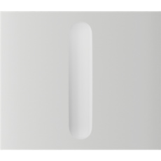 Ajax  CenterButton (Dimmer) vertical - Středový kryt stmívatelného tlačítka, vertikální instalace, bílá