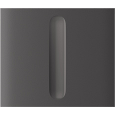 Ajax  CenterButton (Dimmer) vertical - Středový kryt stmívatelného tlačítka, vertikální instalace, šedá