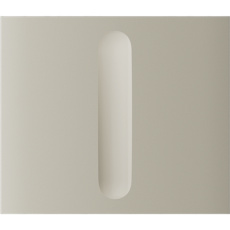 Ajax  CenterButton (Dimmer) vertical - Středový kryt stmívatelného tlačítka, vertikální instalace, slonová kost