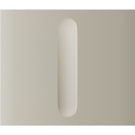 Ajax  CenterButton (Dimmer) vertical - Středový kryt stmívatelného tlačítka, vertikální instalace, slonová kost