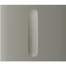 Ajax  CenterButton (Dimmer) vertical - Středový kryt stmívatelného tlačítka, vertikální instalace, olivová