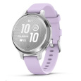 Garmin Lily 2 Active Silver Purple Jasmine silicon band, EU