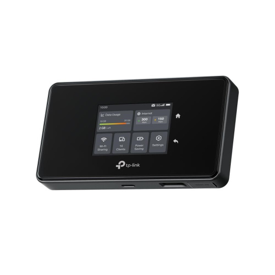 TP-Link M8550 přenosný WiFi6E router (AXE3600, 5G/4G LTE,2,4GHz/5GHz/6GHz,1xGbE,1xUSB-C,1xnanoSIM,1xmicroSD)