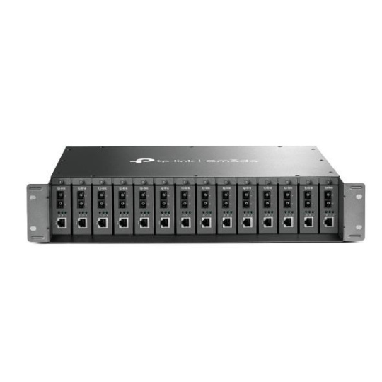 TP-Link OMADA MC1400 14slotové rackové šasi pro konvertory MCxxx TP-Link OMADA MC1400 14slotové rackové šasi pro konvertory MCxxx