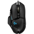 Logitech Herní myš G502 Hero, USB, Drátová USB, 16000 DPI, černá