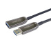 PremiumCord prodlužovací optický AOC kabel USB 3.0  A/Male - A/Female, 15m