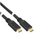 PREMIUMCORD Kabel HDMI High Speed with Ether.4K@60Hz, se zesilovačem, 7m, 3x stínění, M/M, zlacené kon.