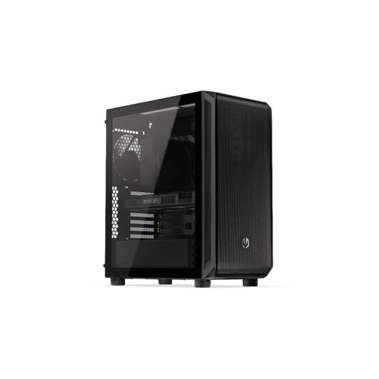 Endorfy skříň Arx 500 Core / ATX / 2 x 140mm fan (až 7 fans) / 2xUSB-A / USB-C / tvrzené sklo  / mesh panel /  černá