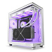 NZXT skříň H6 Flow RGB dvoukomorová / MidT / 3x120mm RGB fan / 2xUSB 3.2 / USB-C / prosklená / bílá