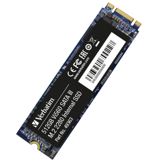 VERBATIM SSD Vi560 S3 M.2 512GB SATA III, W 520/ R 480MB/s