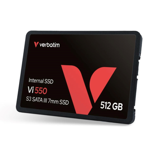 VERBATIM SSD Vi550 S3 512GB SATA III, 2.5” W 535/ R 560 MB/s