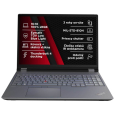 BAZAR - LENOVO NTB ThinkPad/Workstation P16 G2 - i7-14700HX ,16" WQXGA,32GB,1TBSSD,RTX 2000 Ada 8GB,IRcam,W11P - rozbale