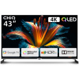 CHiQ U43QM8E TV 43", QLED, Google TV, Frameless, Dolby Audio, dbx-tv, nový design podstavce vzorek DEMO
