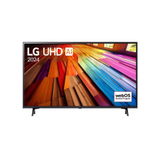 LG UT81 43" TV, 4K Ultra HD, webOS, Direct LED, HDR, ThinQ, WiFi, Bluetooth