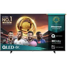 Hisense 55 TV, 4K Ultra HD, HDR, Dolby Vision, Miracast, herní režim, Apple Airplay 2