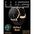 WG - Chytré hodinky AirFlex3 Rizz It / Gold Edition