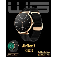WG - Chytré hodinky AirFlex3 Rizz It / Gold Edition