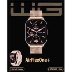WG - Chytré hodinky WG AirFlexOne+ / smart watch / gold