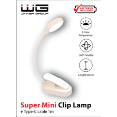 WG - Led lampička WG Noční čtenář / white
