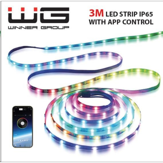 WG - LED pásek WG18 / 3 metry / aplikace / IP 65
