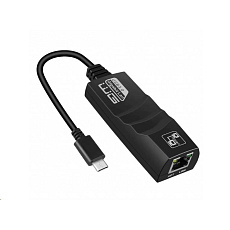 WG Adaptér RJ-45 Gigabit Ethernet (female) to Type-C (male) /10/100/1000 Mbps 1000Mbps