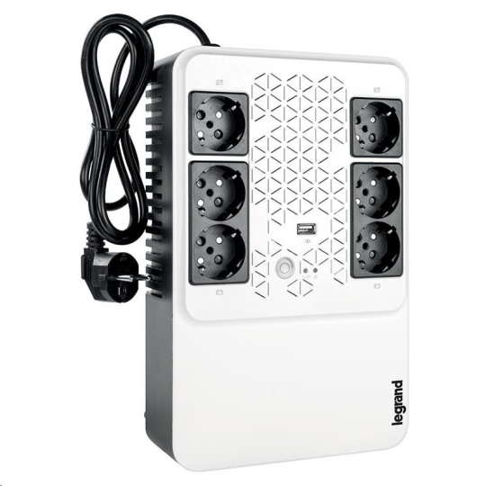 Legrand UPS Keor Multiplug 800VA/480W, Line-Interactive, Tower, 6x FR, USB